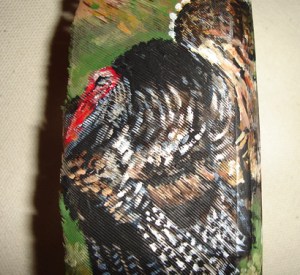 Turkey on feather