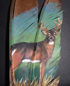 Buck - double feather