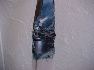 Lighthouse on feather