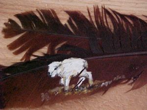 Mini-Miracle on feather